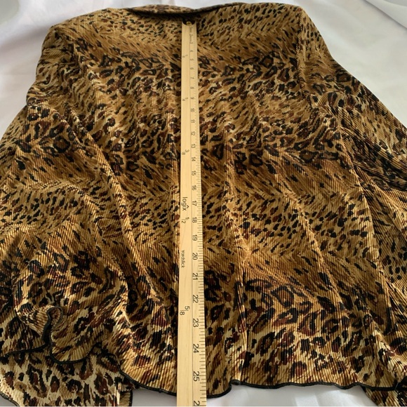 Enfocus Studio Cardigan Animal Print Blouse Women’s 18 NWT 3/4 Length Sleeves - Picture 9 of 12